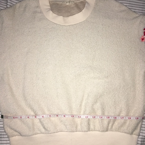 SHORT SLEEVES FLORAL EMBROIDERED TOP - Picture 4 of 4